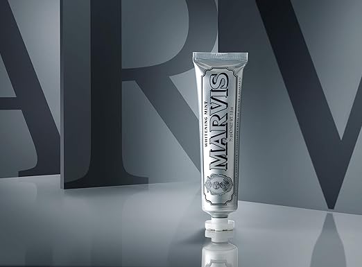Amazon Co Jp Marvis マービス ホワイト ミント 歯磨き粉 75ml 単品 ラグジュアリービューティー
