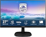 Philips 273V7QJAB 27" FHD IPS 75Hz 4ms Monitor Speakers Narrow Bezel HDMI VGA view 2