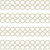 Jepeux 600Pcs 4mm Gold Open Jump Ring, Used for Key Chain, Jewelry Making, Necklace Maintenance and Earring Decoration DIY Process Open Jump Ring (600Pcs)