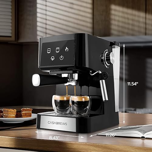 20 Bar Espresso Machine, Professional Espresso Maker with Milk