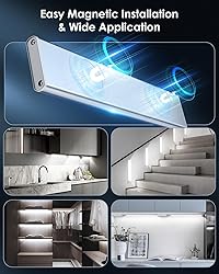 5-Pack Under Cabinet Lighting, Upgraded 2500mAh