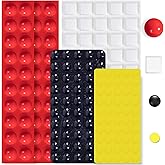 BLEWAY Bump Dots for Visually Impaired 165 Pcs Combo Pack(Red,Yellow,Black,White) - Low Vision Aids Braille Stickers Raised Tactile Dots for Elderly, Blind