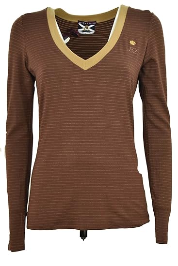 maglietta marrone donna