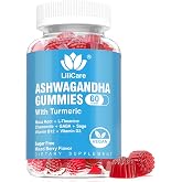 Ashwagandha Gummies Supplement 2000mg for Women Men 60ct, Vegan, Sugar Free | Organic Ashwagandha Root Gummy with Vitamin D3 for Calm &amp; Relax, Adaptogen Supplements, Plant Based, Mixed Berry Flavor