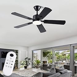 42 inch Modern Ceiling Fans with Lights APP/Remote