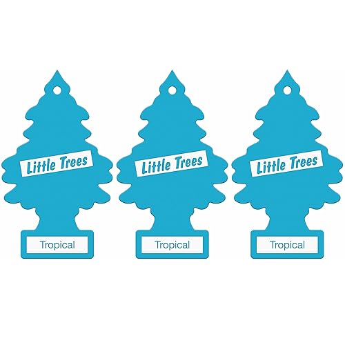 LITTLE TREES Air Freshener, Tropical, 3 Pack