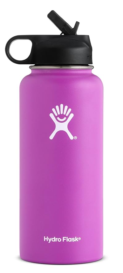 hydro flask double wall vacuum insulated stainless steel sports water bottle
