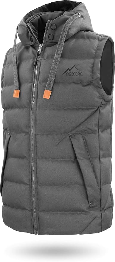 YOUTHUP Steppweste Herren Mit Kapuze - Leichte Winterweste Winddicht