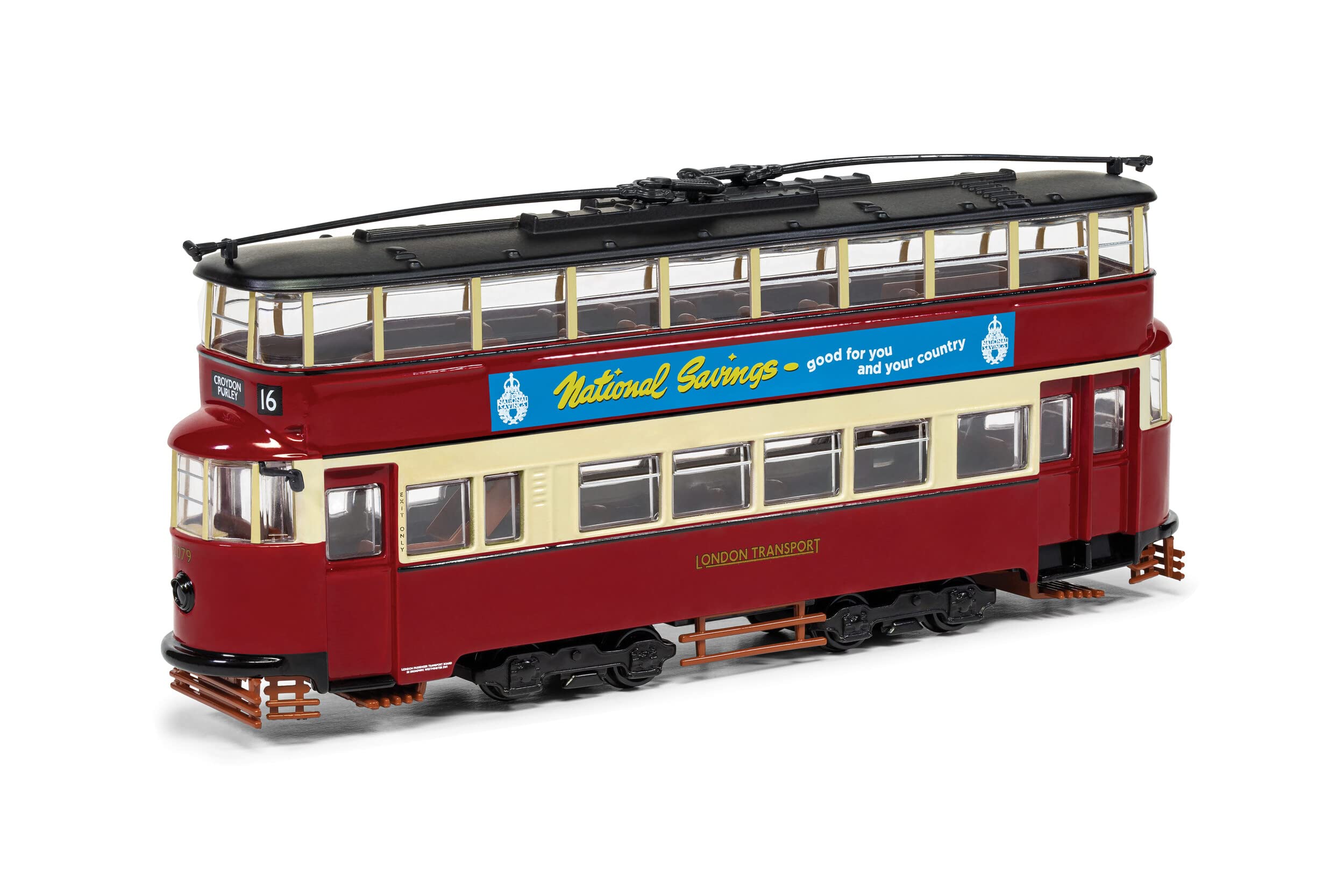 Corgi Diecast Model Vehicles - OM40507 Feltham Tram London Transport, Men & Women Souvenir Gifts from UK - Small Die Cast Toy Bus Models for Boys, Gift for Motor Enthusiasts