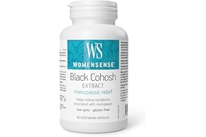 Natural Factors - WomenSense Women's Black Cohosh Extract 40mg, Menopausal Symptom Support, 90 Vegetarian Capsules