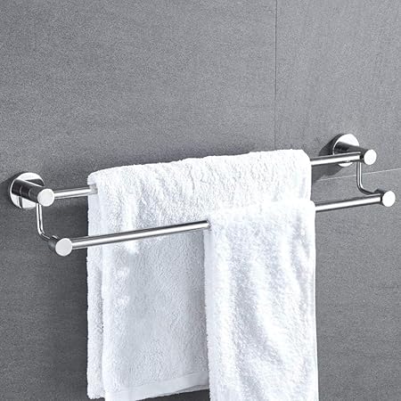 Badezimmer-Wand-Handtuchhalter, verdickt, hohe und niedrige