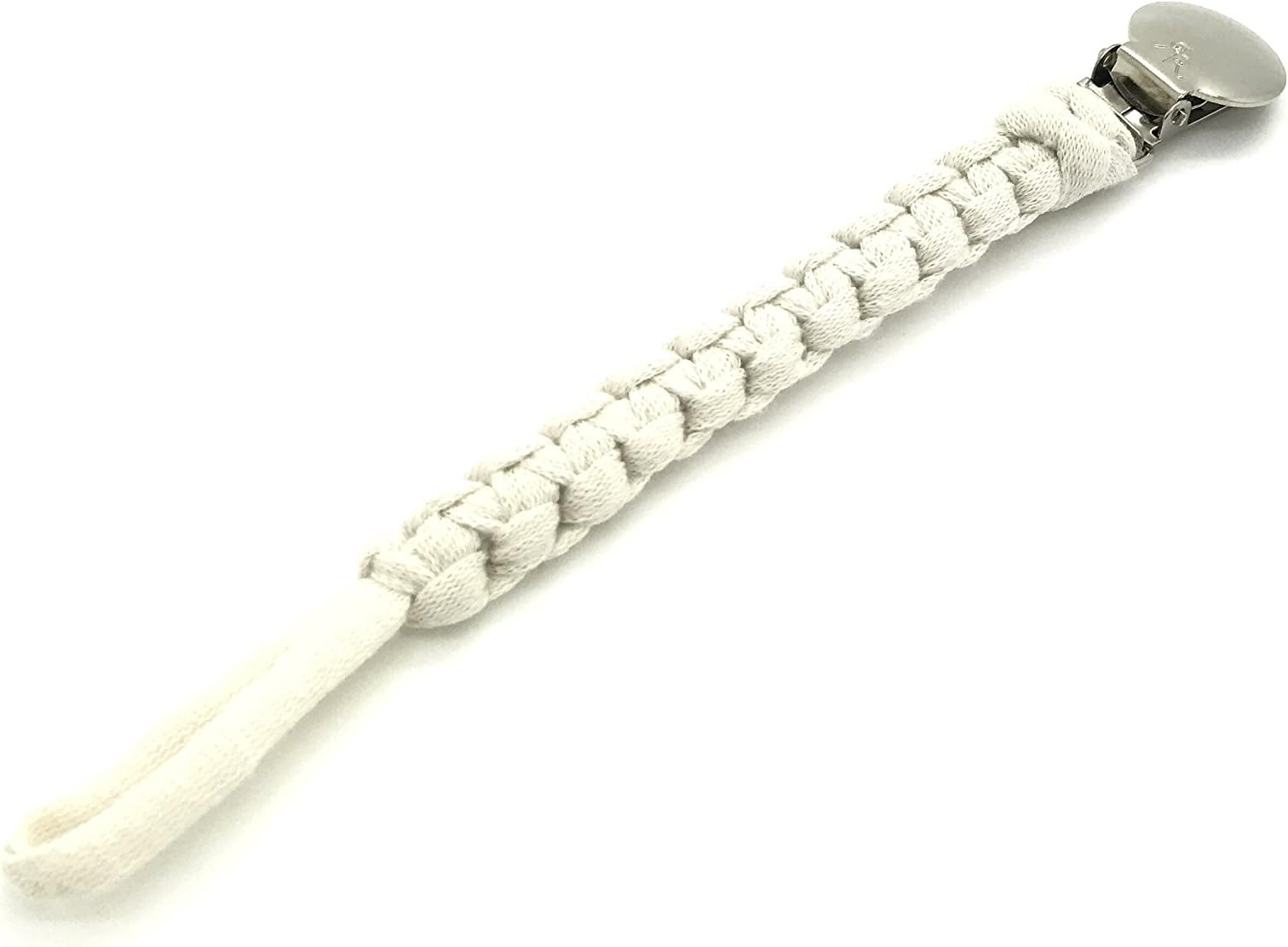 Ryan and Rose Drew Pacifier Clip Ivory