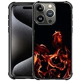 CARLOCA Compatible with iPhone 16 Pro Case, Fire