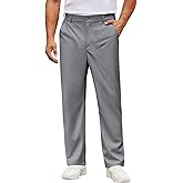 COOFANDY Mens Casual Chino Pants Classic Fit Stretch Wasit Khaki Trousers Business Casual Dress Pants