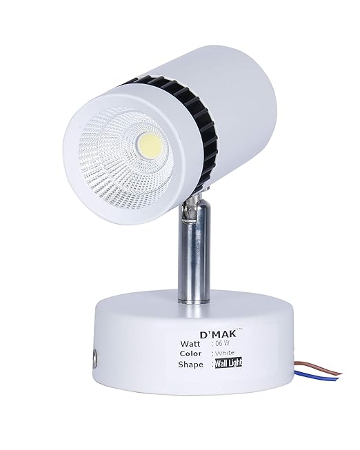 Happy Selling Brings White 6 Watt White Adjustable 180 LED Cob Spotting Wall Track Light (Cob Focus/Decorative Spot Light) | Track Light | | led spot Track Light | | Focus Track Light | {Set -01}