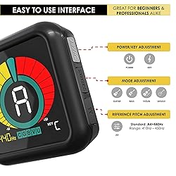 KLIQ UberTuner, Professional Clip-On Tuner for All