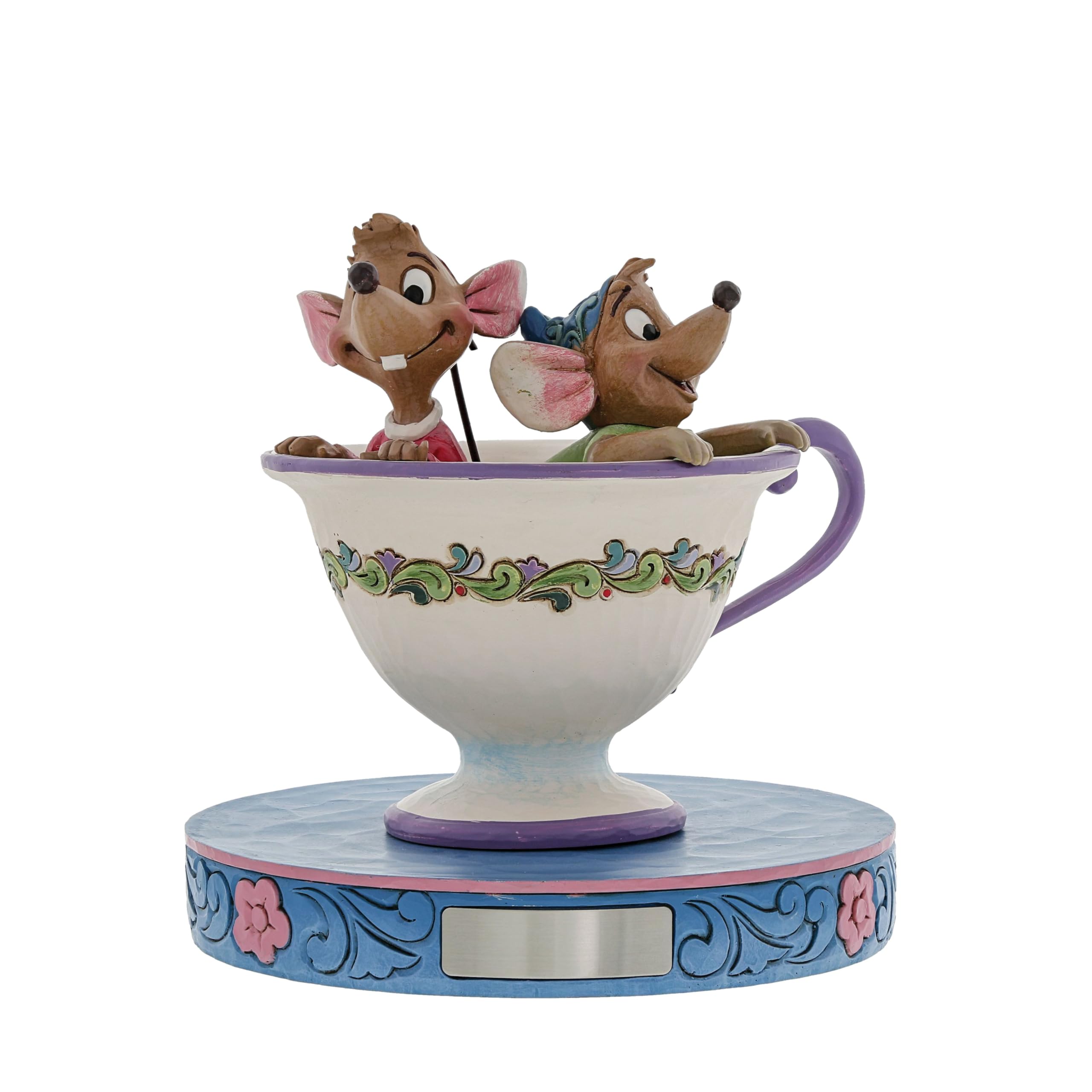 Enesco Jim Shore Tea For Two (jaq & Gus) Figurine