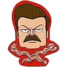 Ron Swanson Bacon Decal - For Cars, Laptops, and More! - Use Inside or Outside - Sicks To Any Flat Smooth Surface