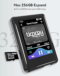 32GB MP3 Player with Bluetooth 5.3, Full Touch