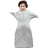 Aomloge PuppyPaws Baby Sleep Sack, Transitional Swaddle, Swaddles for Newborns,1.0 Tog Sleep Sack 3-6 Months, Wearable Blanket Baby with 2-Way Zipper