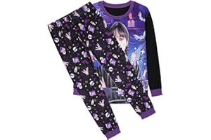 Thombase Kids Girls Movie TV 3D Print Sleepwear Pajamas Pjs Shirt + Shorts Clothes Sets 5-12Y