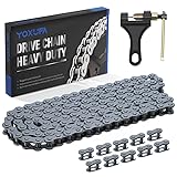 YOXUFA 420 Motorcycle Chain 132 Links for 50 70 90