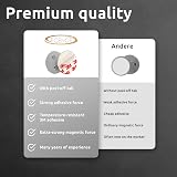 ECENCE 3pcs Magnetic Smoke Detector Mounts Ø50mm Adhesive Pads view 2