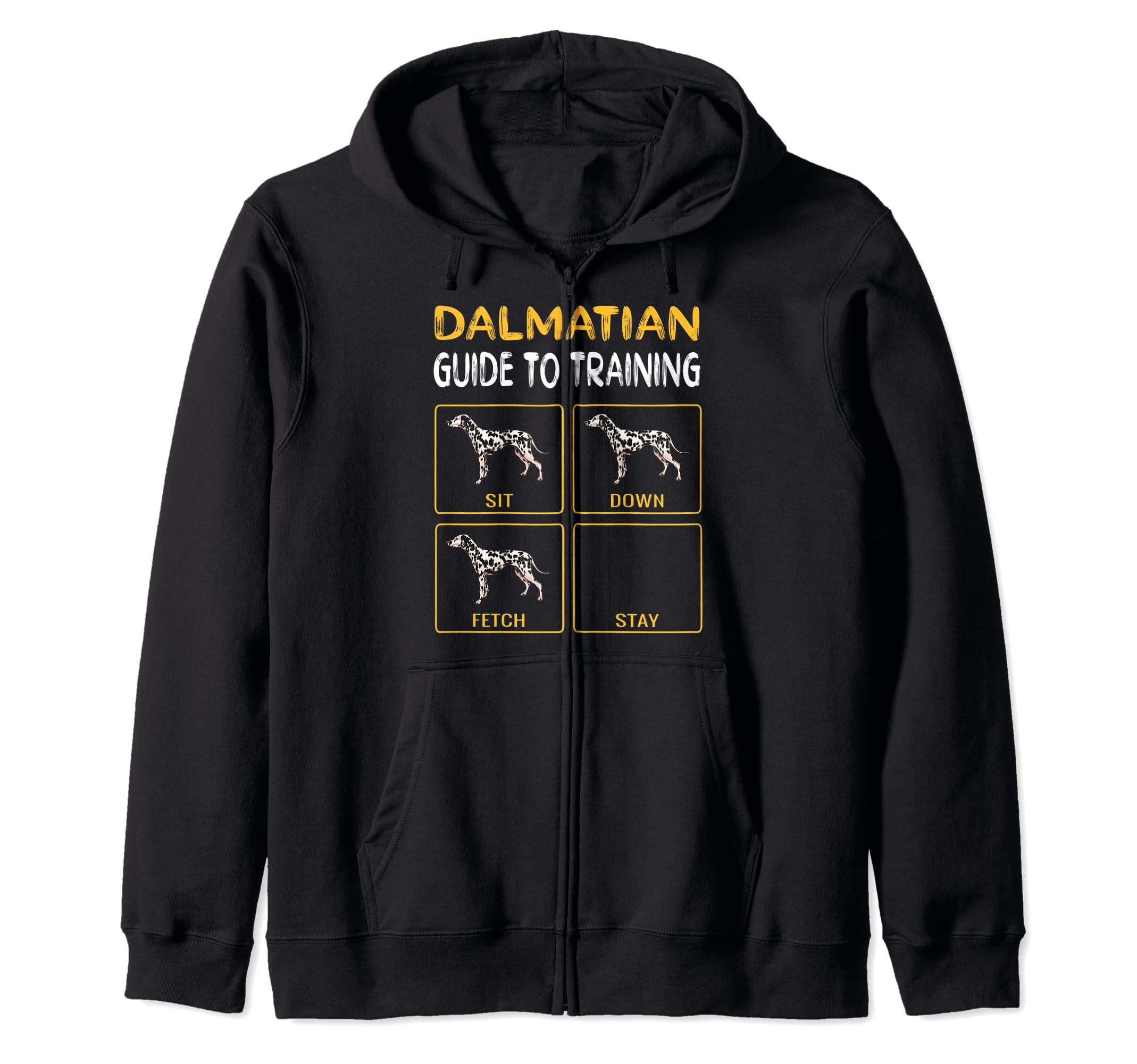 Dalmatian Guide To Training Dog Obedience Zip Hoodie
