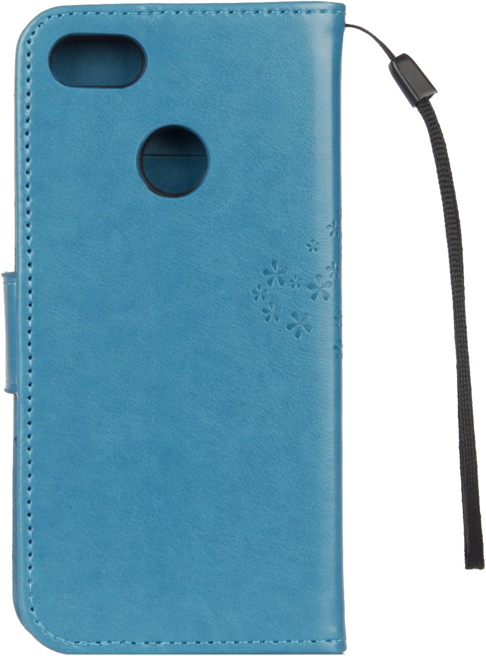 Huawei Honor 9 Lite Case Honor 9 Lite Phone Case Shockproof iVOYI PU Leather Flip Wallet Owl Tree Embossed Cover for Huawei Honor 9 Lite with Kickstand Card Holder & One Touch Pen,Blue - Image 4