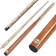 Kmise Pool Cue Set of 3-57'' Cue Stick with 9.5mm Pro Tip, Handcraft, Made of Maras, Black Walnut, and Chacate Preto Wood, Bar or House Use for Men or Women, Pool Sticks for Adults