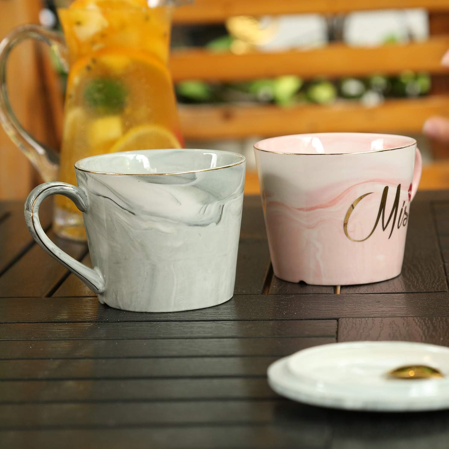 EXREIZST Mr and Mrs Coffee Mugs - Image 3