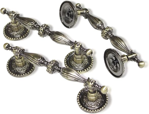 25 Pack Antique Bronze Cabinet Pulls 3 6 Inch Total Length 2 5
