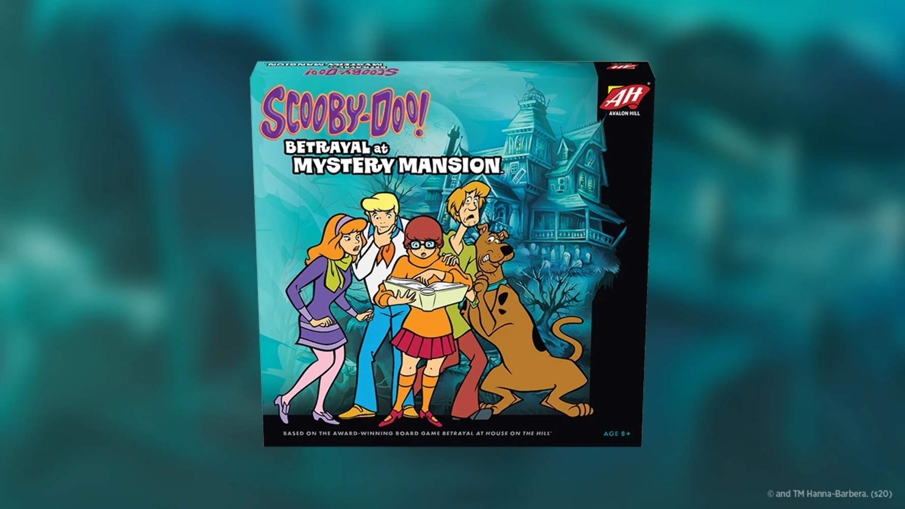 Avalon Hill Scooby Doo in Betrayal at Mystery Mansion | Official Scooby Doo + Betrayal at House on The Hill Board Game | Ages 8+ Black