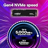Crucial P3 Plus 1TB NVMe Gen4 M.2 PCIe Internal SSD CT1000P3PSSD801 view 2