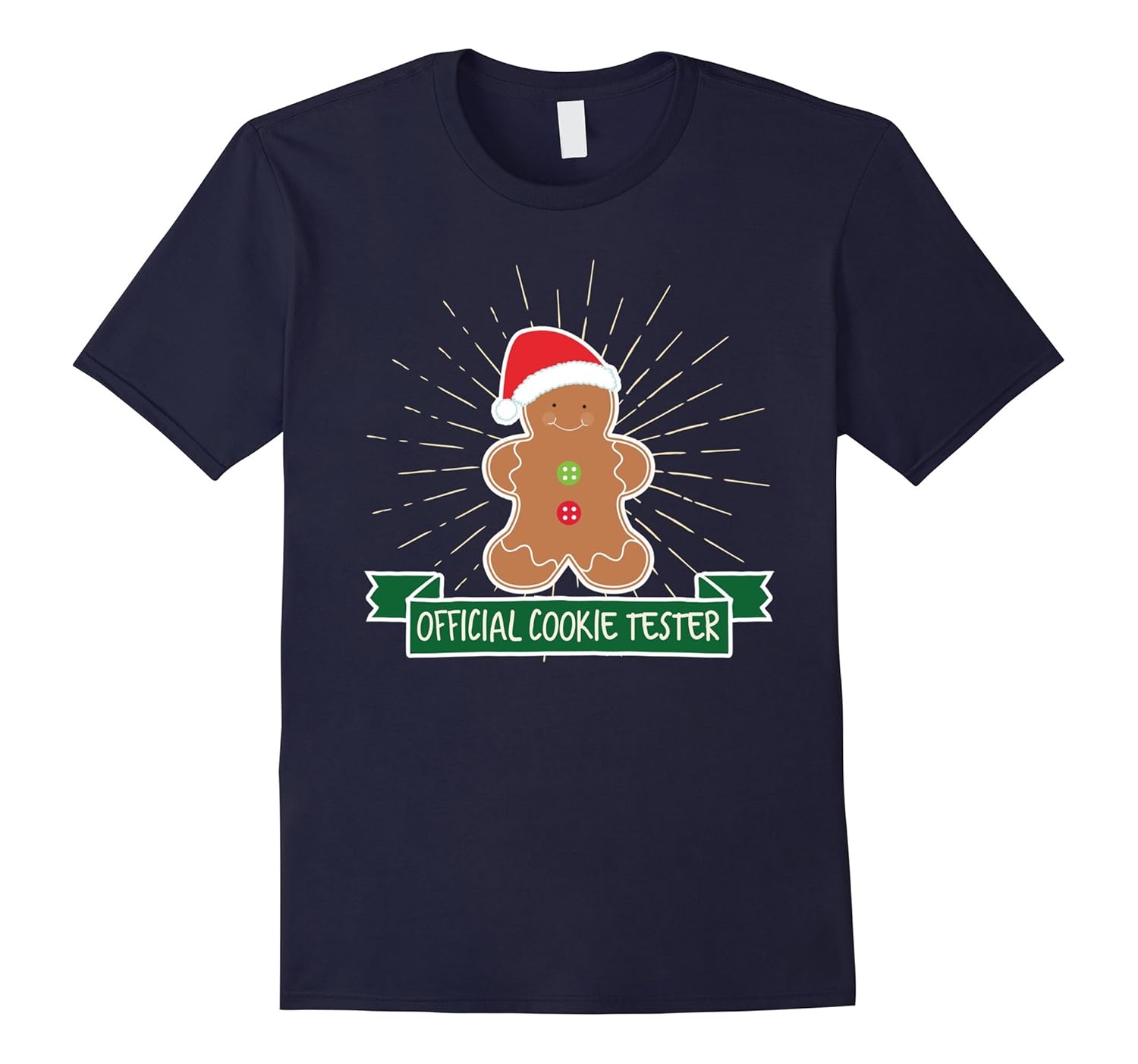 Christmas Shirts with Gingerbread Cookie Funny Tee-ANZ
