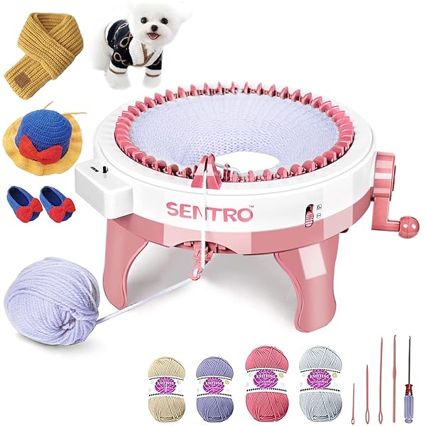 SENTRO 48 NEEDLE KNITTING MACHINE, SMART KNITTING LOOM...