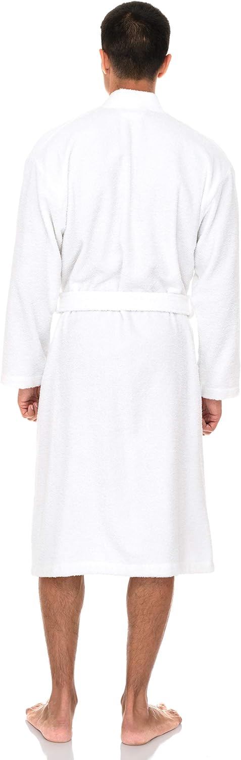 TowelSelections Men’s Robe, Turkish Cotton Terry Kimono Bathrobe at  Men’s Clothing store