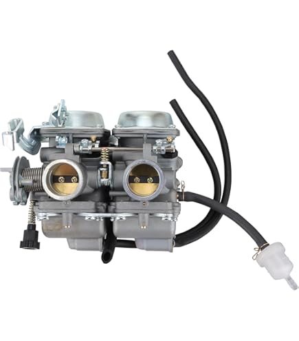 Amazon.com: GOOFIT Twin Carburetor Double Cylinder Carb