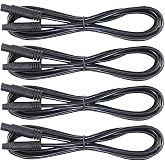4 PCS 4 Pin LED Extension Cable for Rock Light Extension Wire | Neon Accent Kits RGB LED Light Extension Cable for Trucks Motorcycle Car ATV Strip Rock Lights