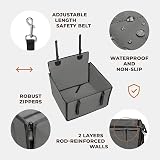 Wuglo Extra Stable Dog Car Seat with Seat Belt up to 18 kg view 5