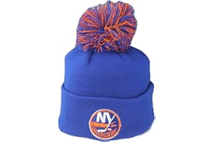 ZHATS Unisex Kid's NHL Officially Licensed Youth Beanie Pom Icon Team Color