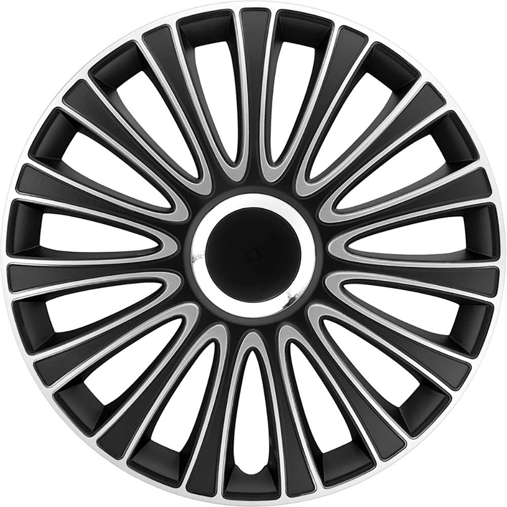 AutoStyle Set of 4 wheel covers LeMans 17-inch black/silver