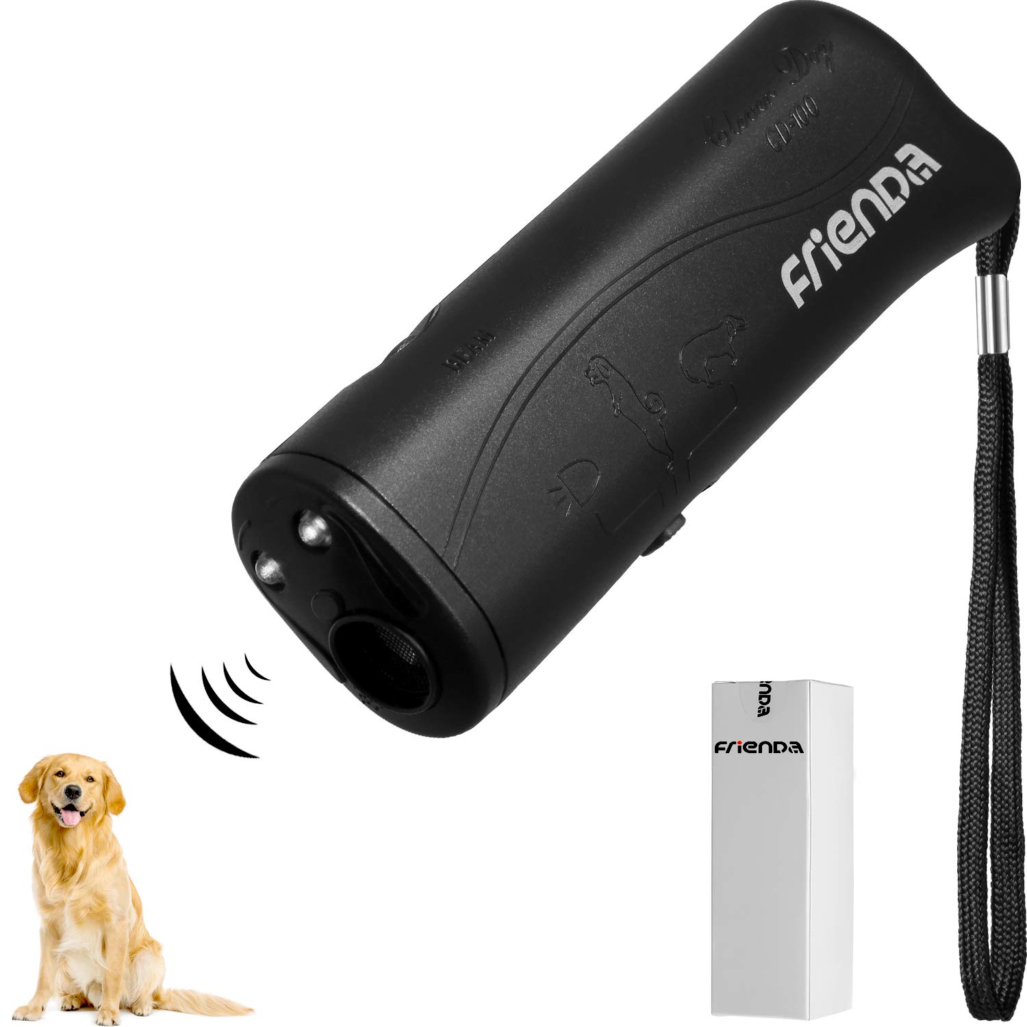 frienda led ultrasonic dog repeller