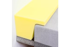 M Mute Touch Bed Filler for Headboard, Suitable for Gap 3.6-4.4" of King Queen Twin Bed, 78.7'' Long Wedge Sleeping Pillow, Foam Bed Mattress Gap Filler