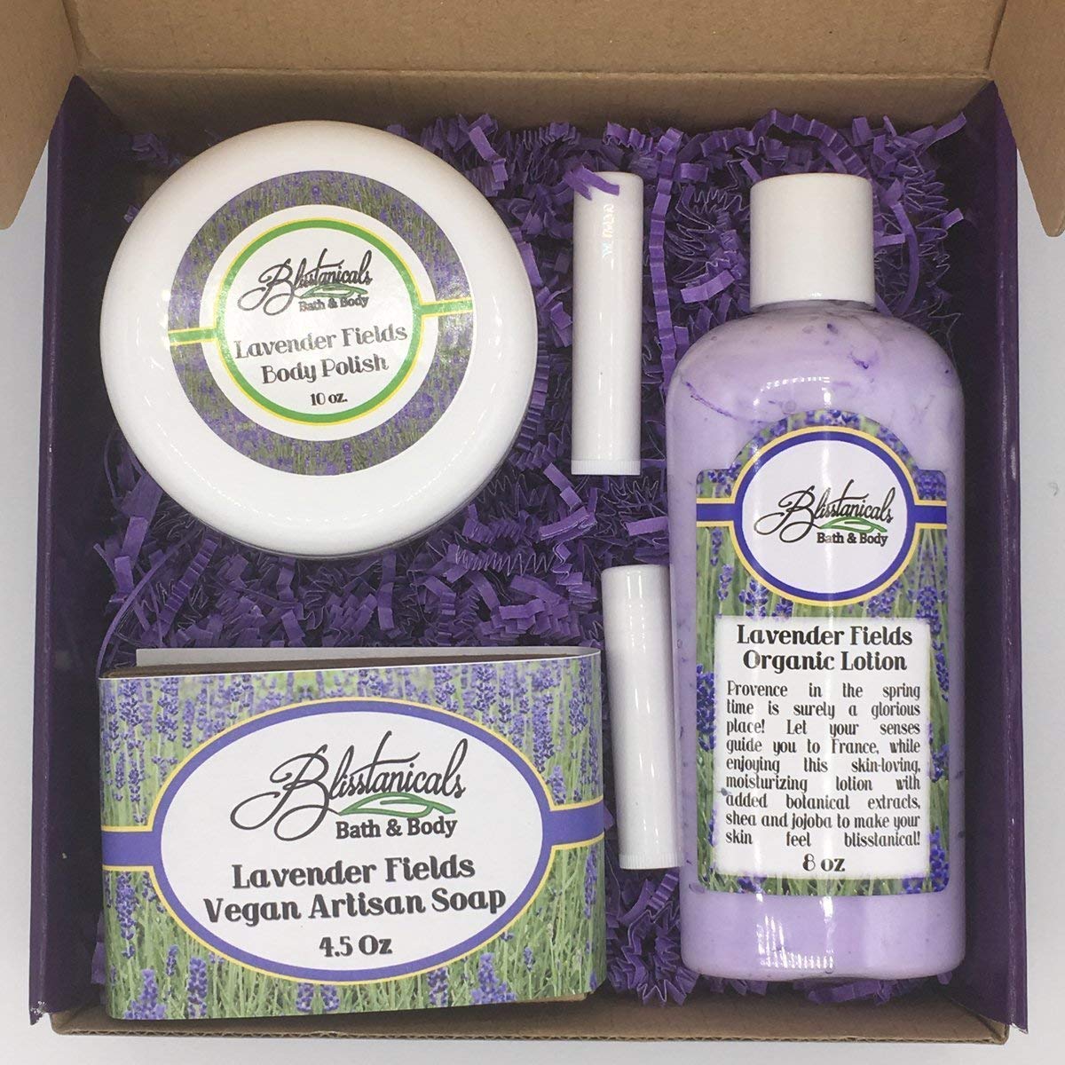 Lavender Spa Kit, Lavender Bath Set, Lavender Gifts for