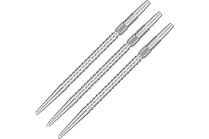 TARGET Darts Swiss Point Dart Points, Chrono (3 Pack Set of Tips) 26MM/30MM/35MM/40MM – Gold/Silver/Black | Change Dart Points, Swiss Storm Points, Professional Darts Accessories