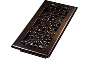 Decor Grates AGH410-RB 4x10 Inches Gothic Bronze Finish Steel Floor Register