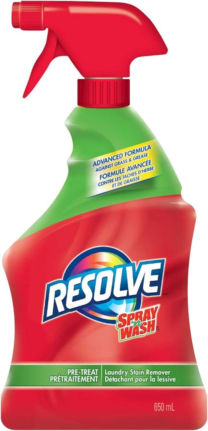 Resolve Spray 'n Wash Pre-Treat Laundry Stain Remover Trigger Spray - 22 Fl Oz / 650 mL x 2 Pack: Health & Personal Care