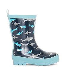 Hatley Boy's Printed Rain Boots Raincoat, Shark