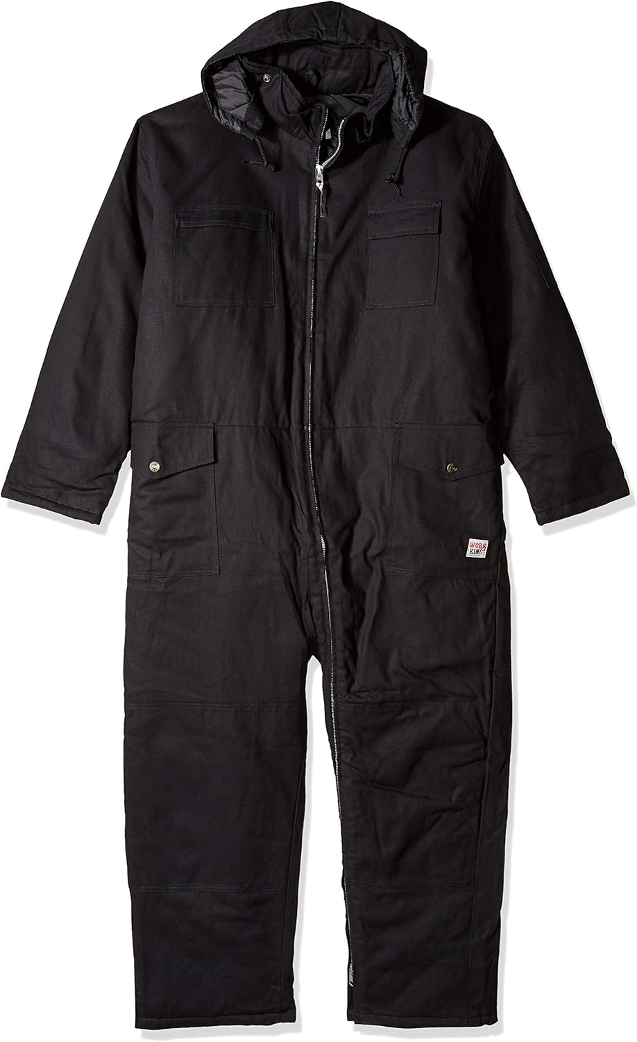 Work King Men's Plus Size Deluxe Insulated Coverall, Black